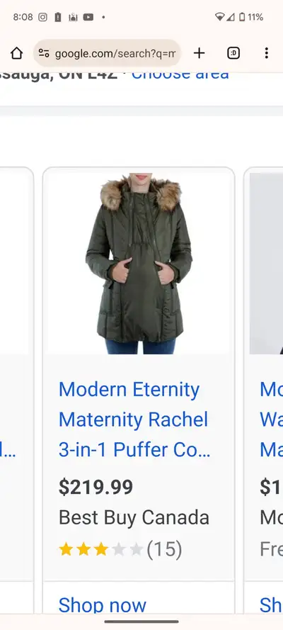Modern Eternity Maternity Coat, View more