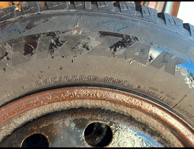 Bridgestone Blizzak Snow, tires, and steel wheels in Tires & Rims in Bedford - Image 7