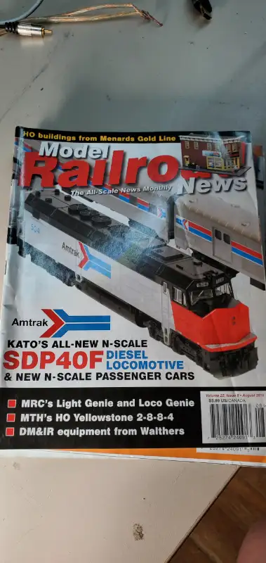 Model Railroad New Magazines trains $5ea Apr 2017 Dec 2017 Feb 2017 Sept 2016 Aug 2016 In good condi...