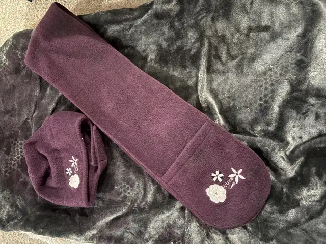 Fleece Hat and Scarf Set
