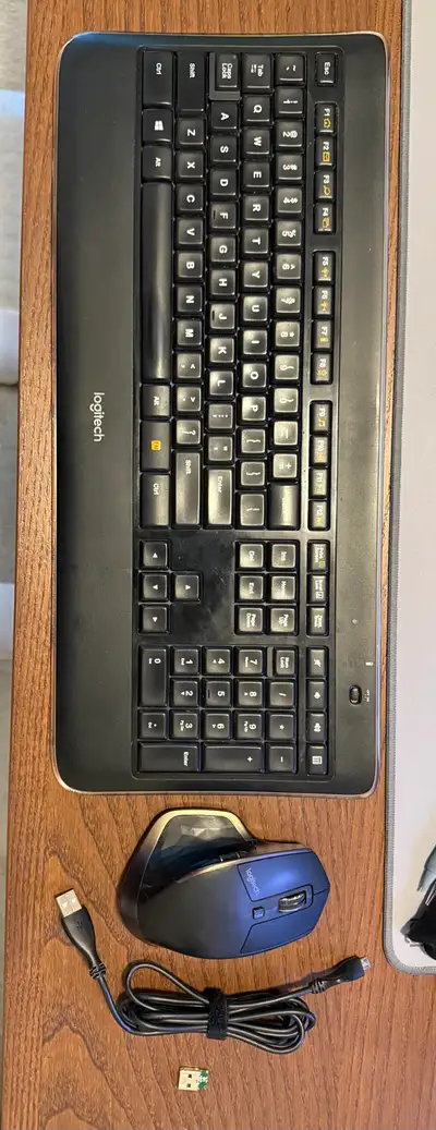 Logitech MX Master Mouse and K800 Keyboard, View more