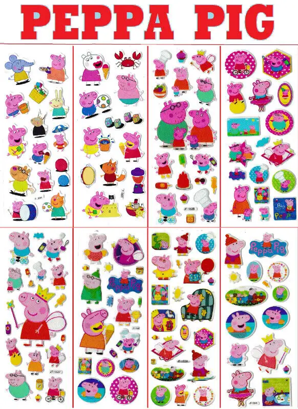 PEPPA PIG  3D puffy Stickers in Arts & Collectibles in City of Toronto - Image 2