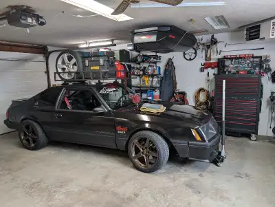 Testing the waters on my foxbody drift car. 91 hatch with all the suspension goodies. FBO 5.0 and a...