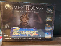 Game of Thrones 4D Puzzle Westeros &amp; Essos (SEALED)