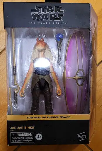 Star Wars Black Series The Phantom Menace Jar Jar Binks in Toys & Games in Mississauga / Peel Region - Image 2