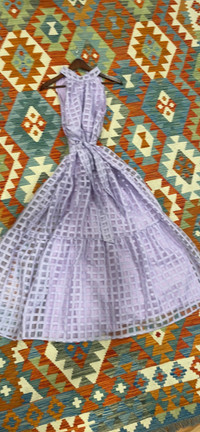 NEW lilac Maxi summer Dress small