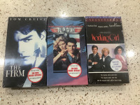 3 VHS Tapes sealed