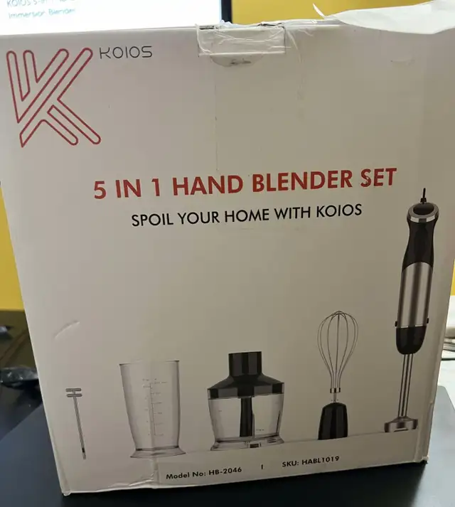 Hand Blender Set in Kitchen & Dining Wares in Mississauga / Peel Region - Image 3