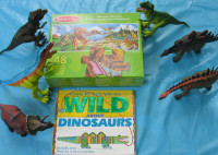 Melissa /Doug Dinosaur Puzzles, Book, toy Dinos