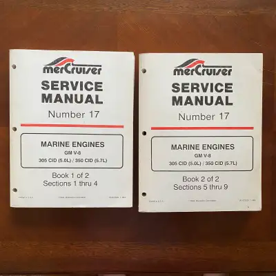 1994 MerCruiser Service Manual Number 17 (Books 1 and 2) EUC, View more