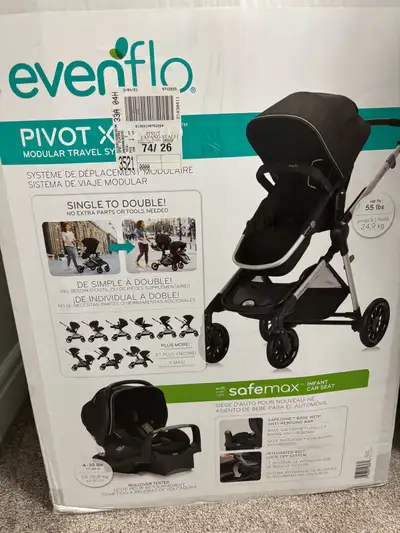 Evenflo Convertible Stroller/Car seat, View more