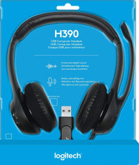 Brand New Logitech H390 Wired Headset