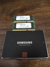 Samsung 256GB SSD + RAM