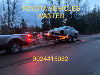 Looking to buy Toyota Kia Hyundai vehicles any condition running or not also buying junk and unwante...