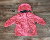 Baby Toddler Girl Spring and Raincoats, 12mo- 3T $5-$15