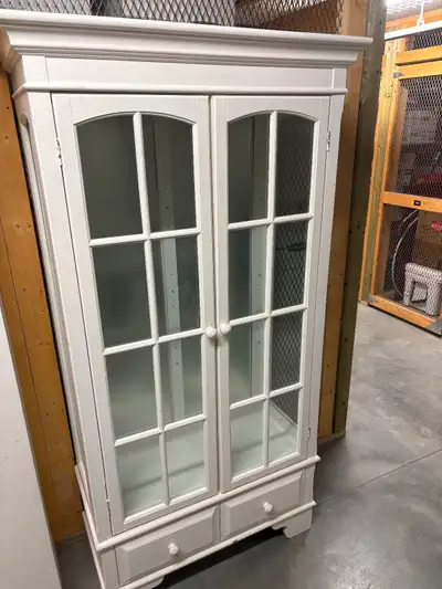 Beautiful solid wood and glass display cabinet, View more