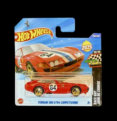 HOTWHEELS FERRARI 365GTB4. COMPETIZONE. SHORT CARD, View more