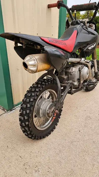 For sale! Fun mini bike just dont use it enough, newer tires, big bars, perfect for scooting around...
