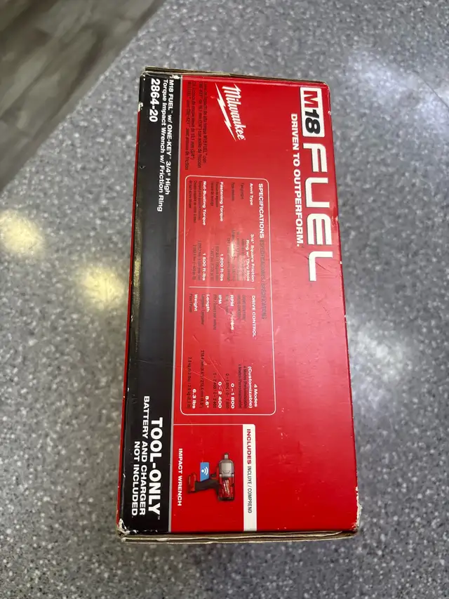 Milwaukee 2864 3/4 Impact Tool Only Boxed in Power Tools in Oshawa / Durham Region - Image 5