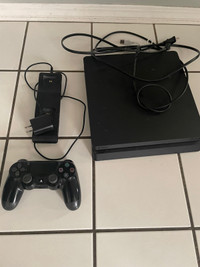 PS4 and controller