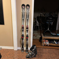 165 Dynostar Booster ski with boots 