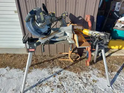 12" Max Miter Saw with Ryobi Stand, View more