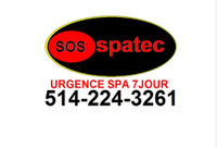 Spa réparateur Technicien touts model 514-224-3261