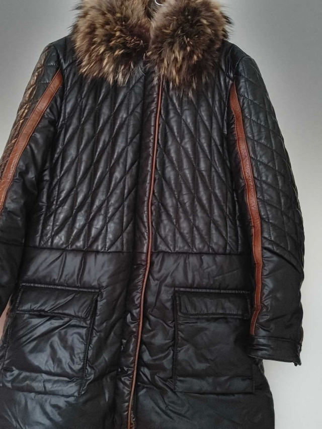 Manteau d'hiver brun comme neuf dans Femmes - Hauts et vêtements d'extérieur  à Lévis