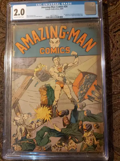 Amazing-Man Comics #24 CGC 2.0, View more