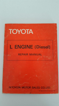 Toyota L engine (Diesel) Repair Manual 1981