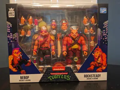 BEBOP & ROCKSTEADY Arcade Flashing Brand New & Sealed