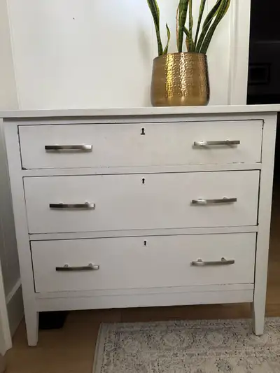 solid wood dresser/nightstand, View more