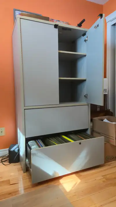 Free Secure Office Storage and File Cabinet, View more