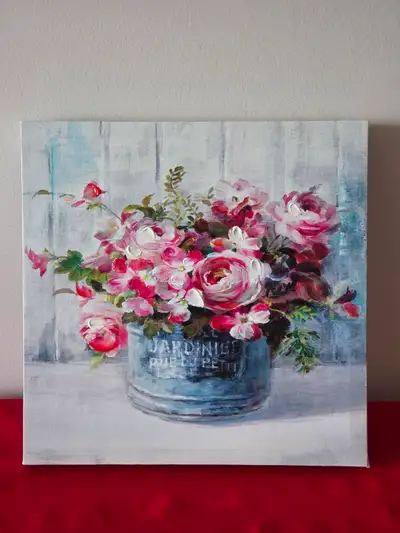 BEAUTIFUL PAINTING, JARDINES PUE DE PETITE FLEUR!!!, View more