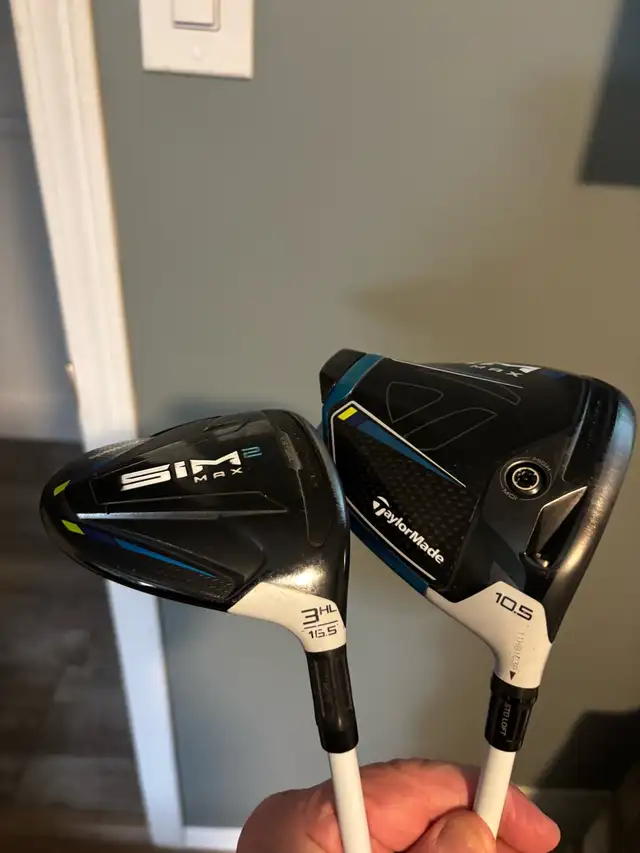 sim 2 max driver and 3 woods  in Golf in Penticton - Image 5