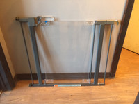 Baby Gate/ Room Divider - Clear glass