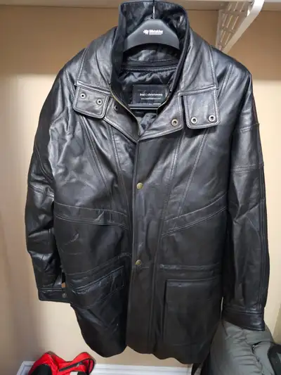Leather coat for sale, View more