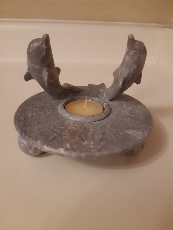 Vintage Dolphin Tealight Holder in Home Décor & Accents in Peterborough - Image 2