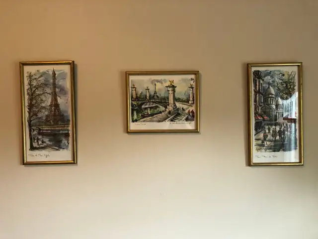 Prints of Paris,  Arno,  Professionally FramedWatercolours in Arts & Collectibles in Ottawa - Image 2
