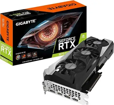 Gigabyte GeForce RTX3070 Ti Gaming LHR Video Card. Like new. Replaced last year, spring cleaning. Se...