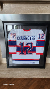 Chandail Yvan Cournoyer Autographie