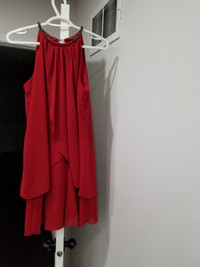 Red Sleeveless Party/Cocktail Dress