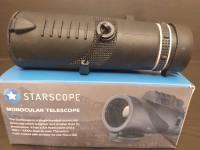 MONOCULAR TELESCOPE WITH FRONT LENS CAP NEW