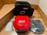 Coleman Fold N Go Grill + Griddle + Carry Case NEW