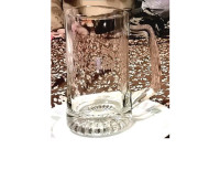 Vintage RAPID GEAR heavy beer glass