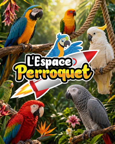 @L’Espace Perroquet de retour! The Parrot Space is Back in town, View more
