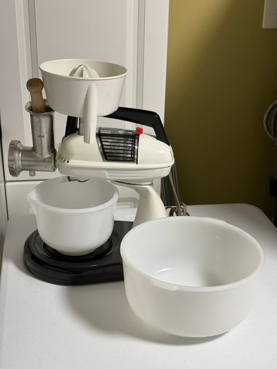 Vintage 1950s Dormeyer Mixer with Accessories, View more