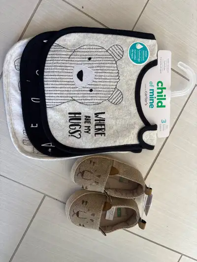 Carter's Bibs and Shoes 6-9 Months, View more