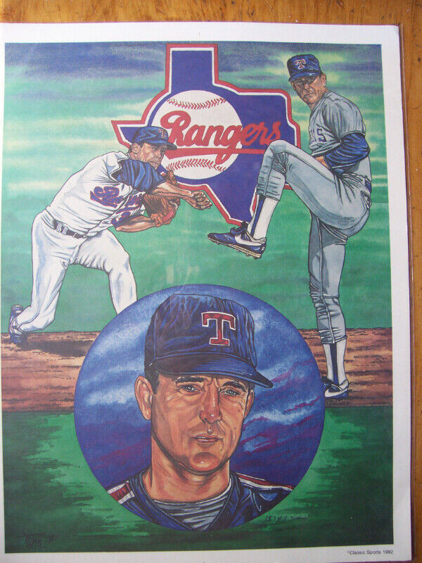 Limited edition 11" x 14"numbered Baseball prints 1992 in Arts & Collectibles in Trenton - Image 2