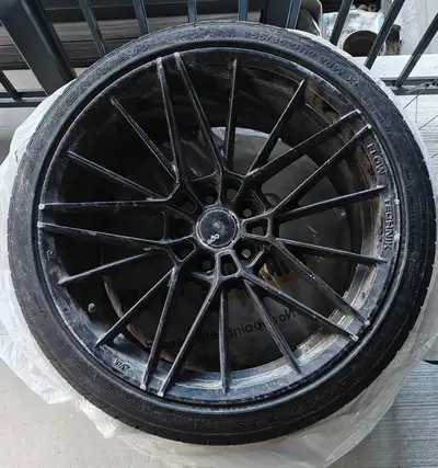 I'm selling a set of Flow Technik wheels with 255/35ZR19 tires, perfect for enhancing your vehicle's...